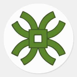 Adesivo Redondo Shire de Roxbury Mill Populace Crachá Sticker