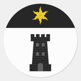 Adesivo Redondo Shire do Crachá da Populace Bordergate