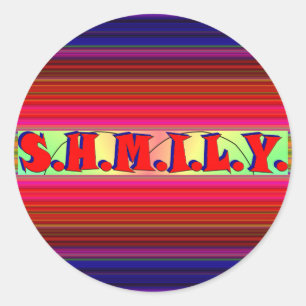 Adesivo Redondo SHMILY Sticker
