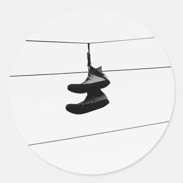 Adesivo Redondo Shoefiti (Frente)