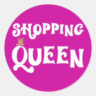 Adesivo Redondo shopping queen
