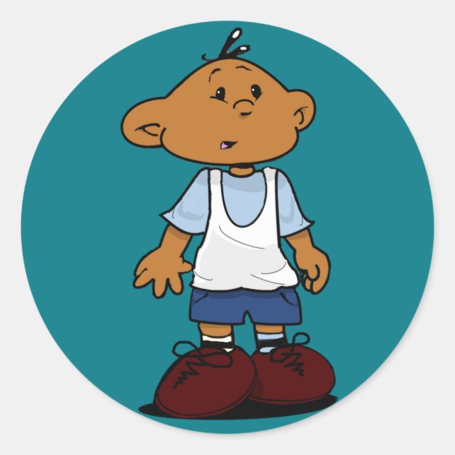 Adesivo Redondo Short Sleevez (Frente)