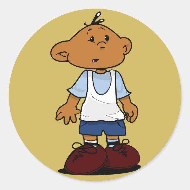 Adesivo Redondo Short Sleevez (Frente)