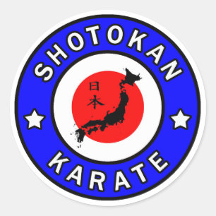 Adesivo Redondo Shotokan Karate