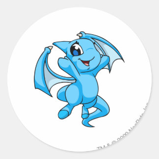 Adesivo Redondo Shoyru Blue