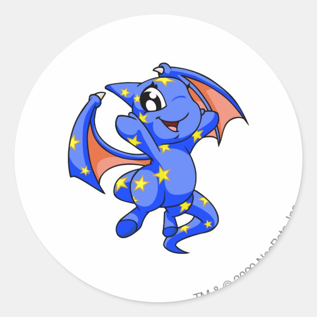 Adesivo Redondo Shoyru Starry (Frente)