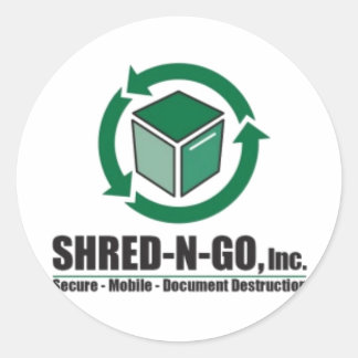 Adesivo Redondo Shred-N-Go