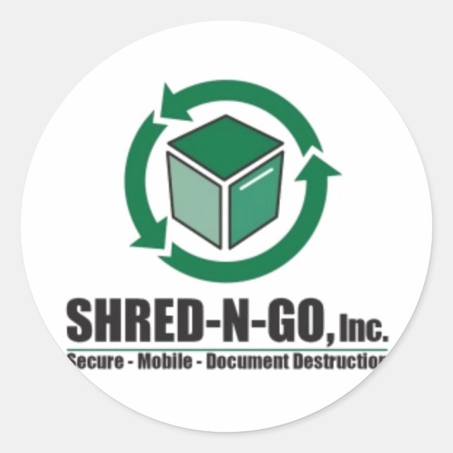 Adesivo Redondo Shred-N-Go (Frente)