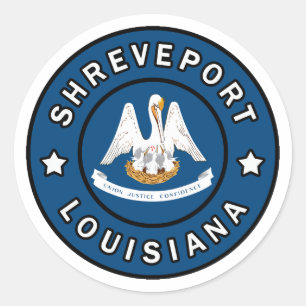 Adesivo Redondo Shreveport Louisiana