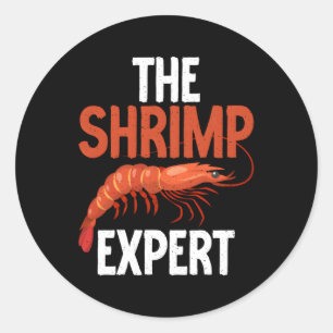 Adesivo Redondo Shrimp Expert
