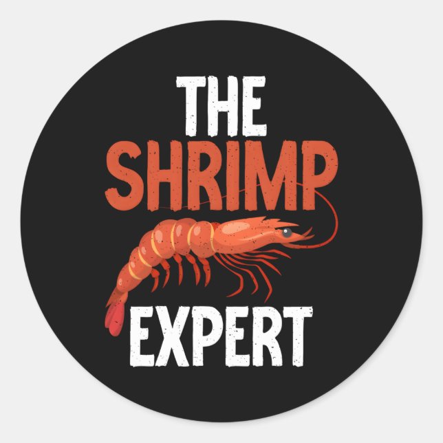 Adesivo Redondo Shrimp Expert (Frente)
