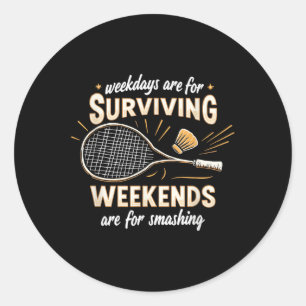 Adesivo Redondo Shuttle Racquet - Time Player Court Racket Badmint