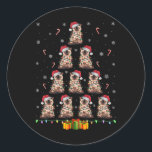 Adesivo Redondo Siamês Cat Santa Hat Xmas Luzes Homens Cristo Mulh<br><div class="desc">Siamês Cat Santa Hat Xmas Luzes Homens Mulheres Árvore de Natal</div>