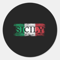 Siciliana Itália Bandeira I Sicília Férias Trav
