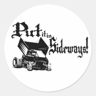 Adesivo Redondo Sideways1