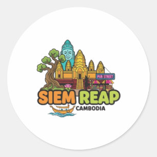 ADESIVO REDONDO SIEM REAP
