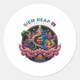 ADESIVO REDONDO SIEM REAP