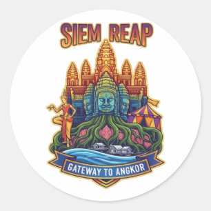 ADESIVO REDONDO SIEM REAP