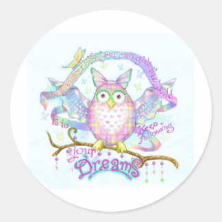 Adesivo Redondo Siga seus sonhos