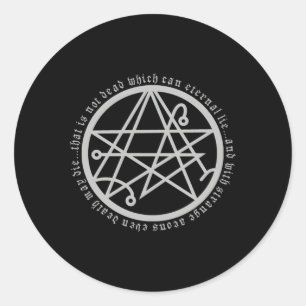 Adesivo Redondo Sigilo Do Necronomicon Do Gateway