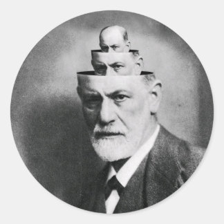 Adesivo Redondo Sigmund Freud