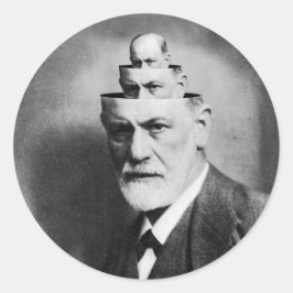 Adesivo Redondo Sigmund Freud
