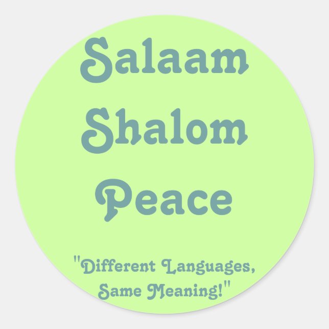 Adesivo Redondo Significado do Pau de Paz (Frente)