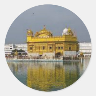 Adesivo Redondo Sikh Art/Símbolo