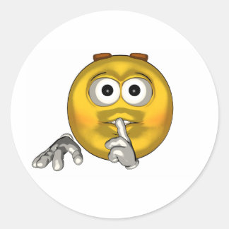 Adesivo Redondo Silencioso - toon