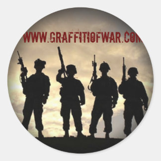 Adesivo Redondo Silhout Fade to Black Round Stickers