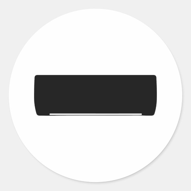 Adesivo Redondo Silhuóette CA (Frente)