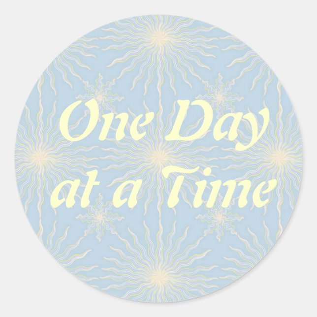 Adesivo Redondo Silktons Sun Star ODAT (Frente)