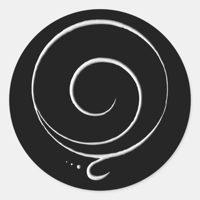 Adesivo Redondo Silver Gratitude  (Frente)