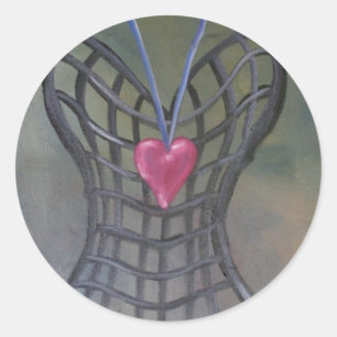 Adesivo Redondo "Sim mim cancan "