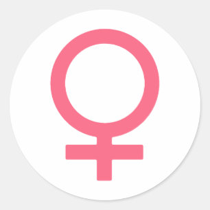 Adesivo Redondo Símbolo agridoce legal de Venus