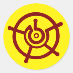 Adesivo Redondo Símbolo Ancião Halo