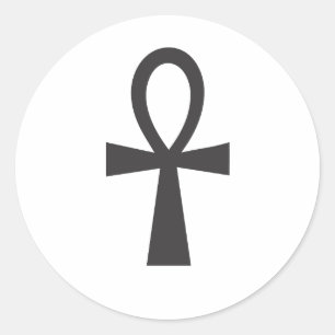 Adesivo Redondo Símbolo Ankh da Vida