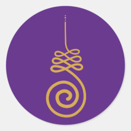 Adesivo Redondo Símbolo budista unalomo