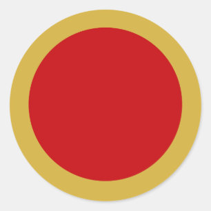 Adesivo Redondo Símbolo da bandeira do país roundense Montenegro m