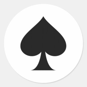 Adesivo Redondo Símbolo da pá