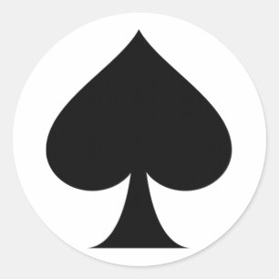 Adesivo Redondo Símbolo da pá