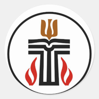 Adesivo Redondo Símbolo da religião presbiteriana