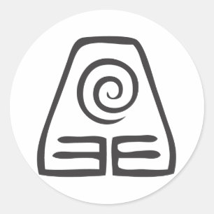 Adesivo Redondo Símbolo da Terra