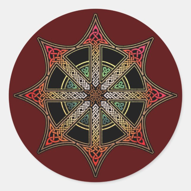 Adesivo Redondo Símbolo de Cachorro (Frente)