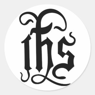 Adesivo Redondo Símbolo de cristo