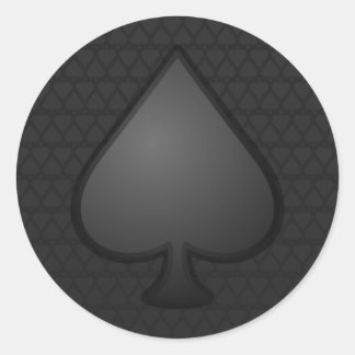 Adesivo Redondo Símbolo de Espadas