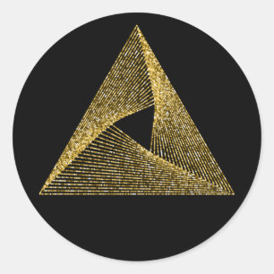 Adesivo Redondo Símbolo de Geometria Sagrada