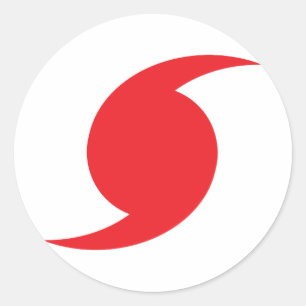 Adesivo Redondo Símbolo de Hunnicane