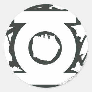 Adesivo Redondo Símbolo de Marcador Lanterna Verde