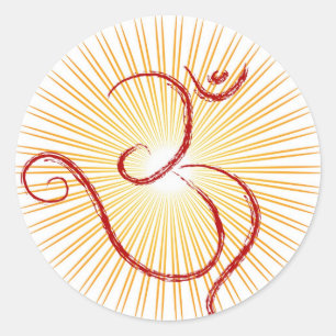 Adesivo Redondo Símbolo de OM